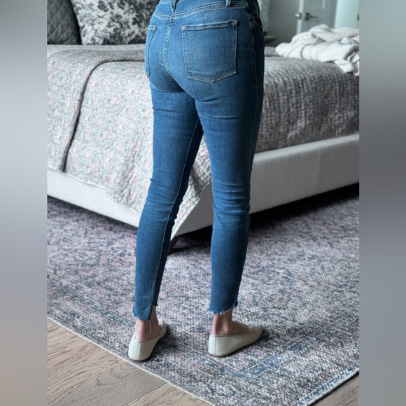 FRAME Le Skinny De Jeanne in Cape May Blue Ankle Stretch Revolve 27 - Picture 6 of 9